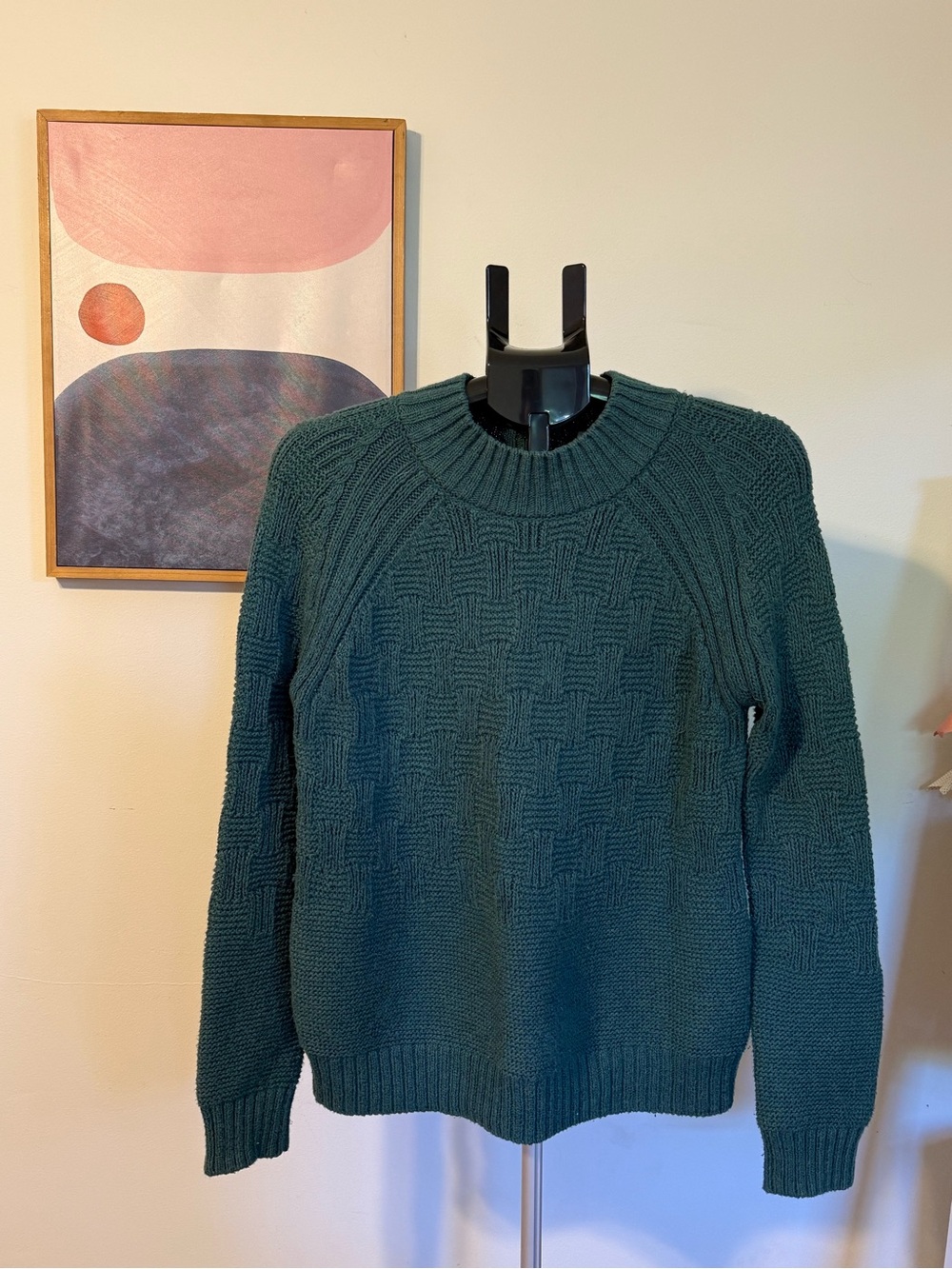 prAna Textured Crewneck Sweater - Green